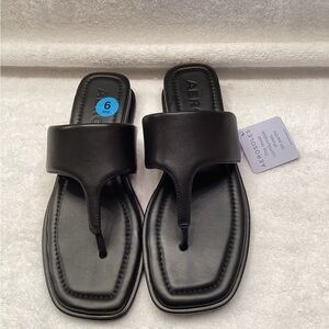 Aerosoles Women’s Barry Black Slide Sandals